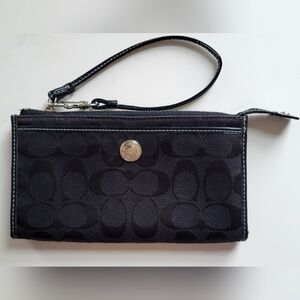 Black Coach Wristlet